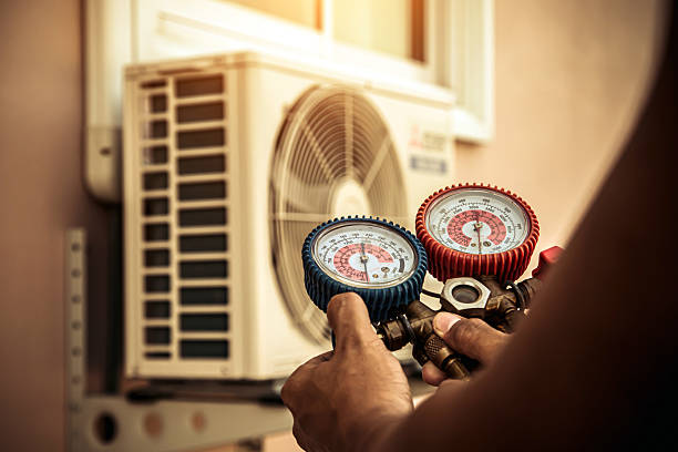 Professional Hvac technician working in New Washington, IN